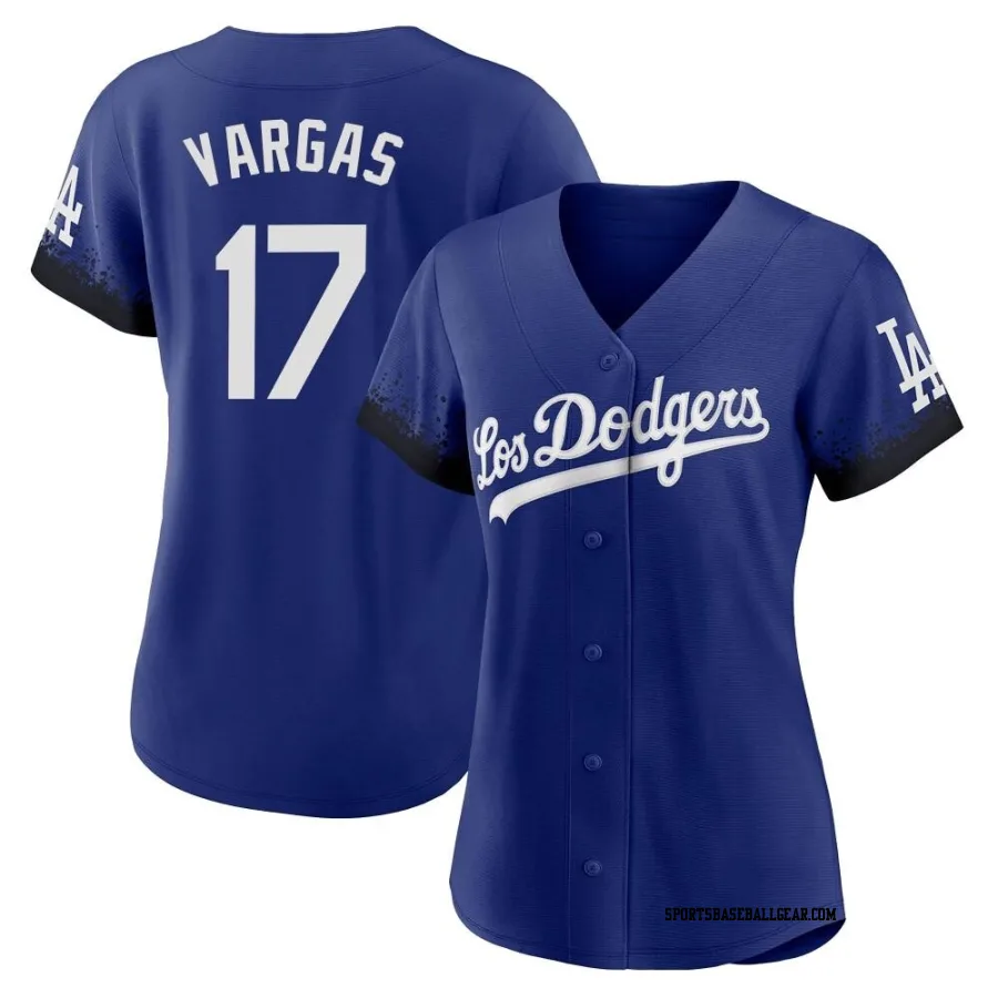 Miguel Vargas Women's Los Angeles Dodgers Royal Replica 2021 City Connect Jersey