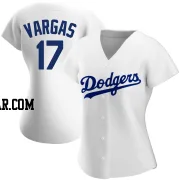 Miguel Vargas Women's Los Angeles Dodgers White Authentic Home Jersey