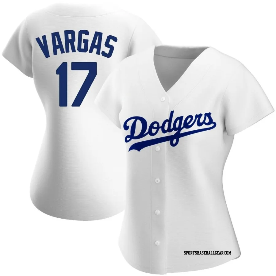 Miguel Vargas Women's Los Angeles Dodgers White Authentic Home Jersey