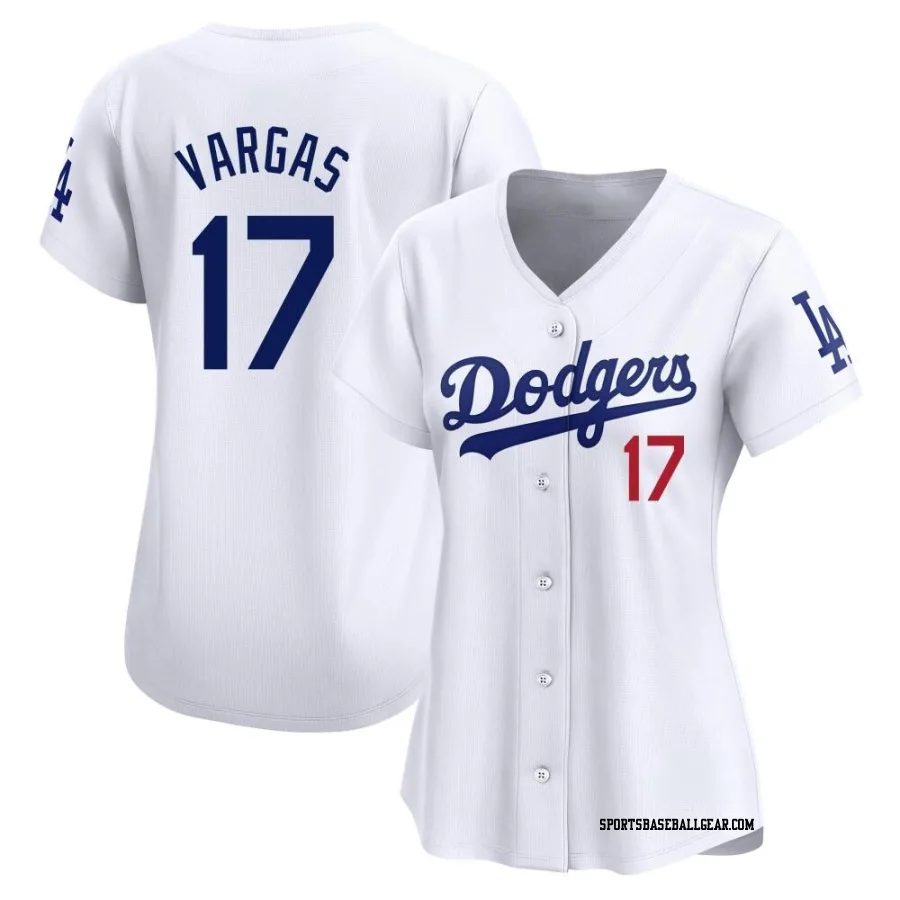 Miguel Vargas Women's Los Angeles Dodgers White Limited Home Jersey