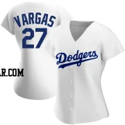 Miguel Vargas Women's Los Angeles Dodgers White Replica Home Jersey