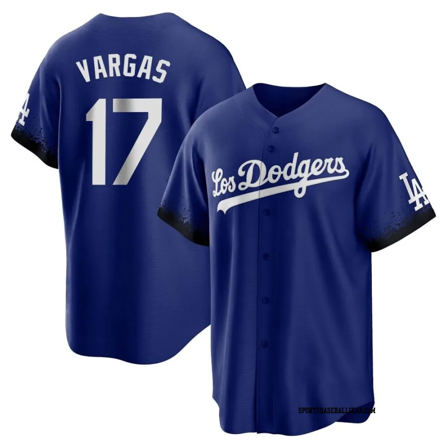 Miguel Vargas Youth Los Angeles Dodgers Royal Replica 2021 City Connect Jersey