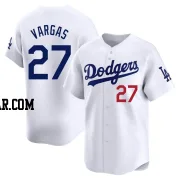 Miguel Vargas Youth Los Angeles Dodgers White Limited Home Jersey