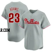 Mike Adams Men's Philadelphia Phillies Gray Limited Away Jersey