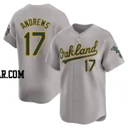 Mike Andrews Men's Oakland Athletics Gray Limited Away Jersey