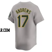 Mike Andrews Men's Oakland Athletics Gray Limited Away Jersey