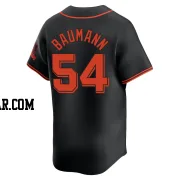 Mike Baumann Men's San Francisco Giants Black Limited Alternate Jersey