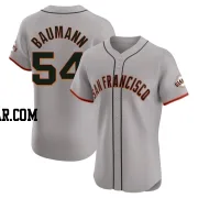 Mike Baumann Men's San Francisco Giants Gray Elite Road Jersey