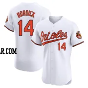 Mike Bordick Men's Baltimore Orioles White Elite Home Jersey