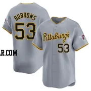 Mike Burrows Men's Pittsburgh Pirates Gray Limited Away Jersey