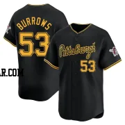 Mike Burrows Youth Pittsburgh Pirates Black Limited Alternate Jersey