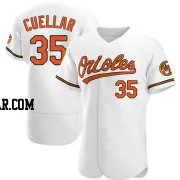 Mike Cuellar Men's Baltimore Orioles White Authentic Home Jersey