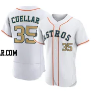 Mike Cuellar Men's Houston Astros Gold Authentic White 2023 Collection Jersey