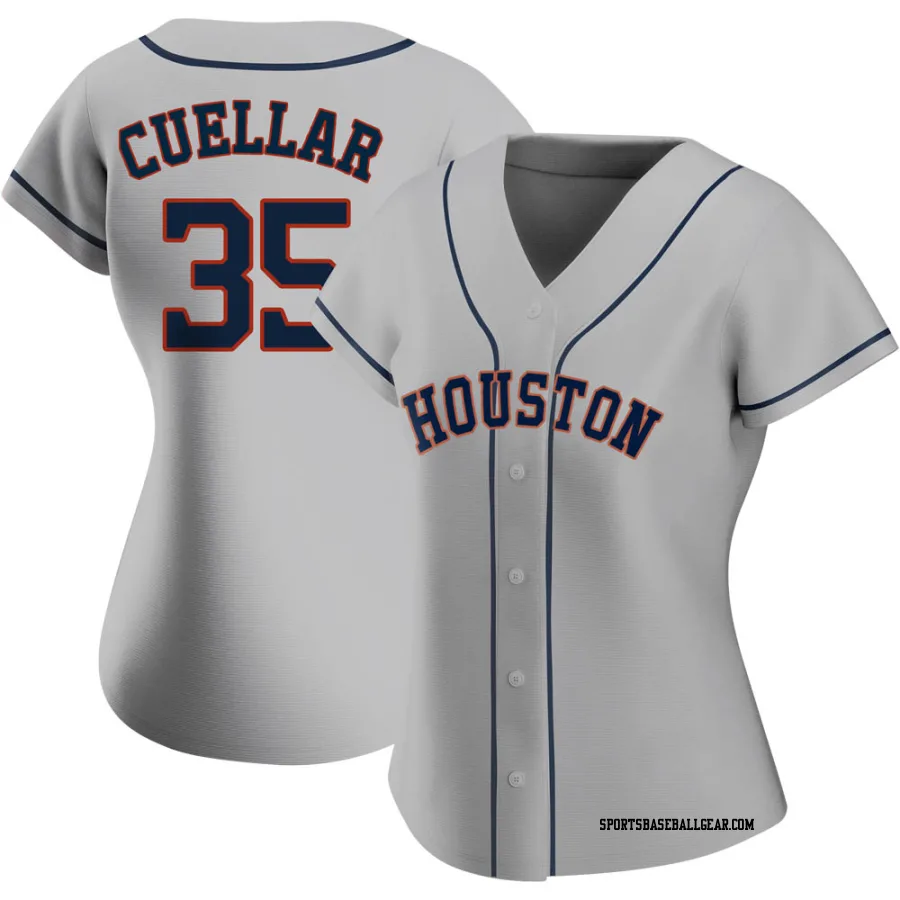 Mike Cuellar Women's Houston Astros Gray Authentic Road 2020 Jersey