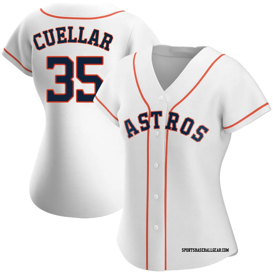 Mike Cuellar Women's Houston Astros White Replica Home Jersey