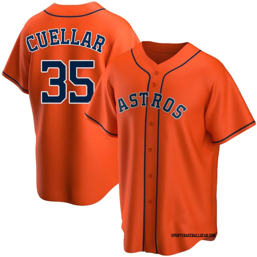 Mike Cuellar Youth Houston Astros Orange Replica Alternate Jersey