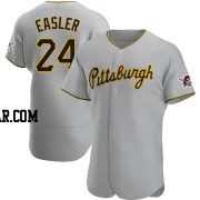 Mike Easler Men's Pittsburgh Pirates Gray Authentic Road Jersey