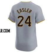 Mike Easler Men's Pittsburgh Pirates Gray Elite Road Jersey