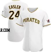 Mike Easler Men's Pittsburgh Pirates White Authentic Home Jersey