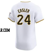 Mike Easler Men's Pittsburgh Pirates White Elite Home Jersey