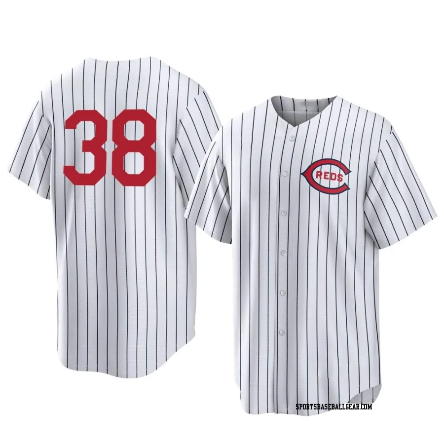 Mike Ford Youth Cincinnati Reds White Replica 2022 Field Of Dreams Jersey