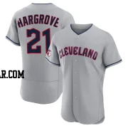 Mike Hargrove Men's Cleveland Guardians Gray Authentic Road Jersey