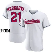 Mike Hargrove Men's Cleveland Guardians White Authentic Home Jersey