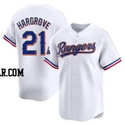 Mike Hargrove Men's Texas Rangers Gold Limited White 2024 Collection Jersey