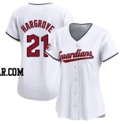 Mike Hargrove Women's Cleveland Guardians White Limited Home Jersey