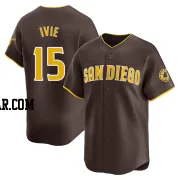 Mike Ivie Men's San Diego Padres Brown Limited Away Jersey