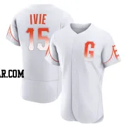 Mike Ivie Men's San Francisco Giants White Authentic 2021 City Connect Jersey