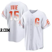 Mike Ivie Men's San Francisco Giants White Replica 2021 City Connect Jersey