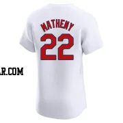 Mike Matheny Men's St. Louis Cardinals White Elite Home Jersey