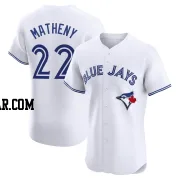 Mike Matheny Men's Toronto Blue Jays White Elite Home Jersey