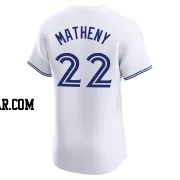 Mike Matheny Men's Toronto Blue Jays White Elite Home Jersey