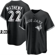 Mike Matheny Youth Toronto Blue Jays Black/White Replica Jersey