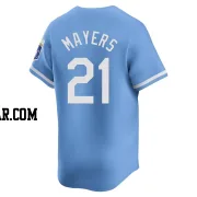 Mike Mayers Men's Kansas City Royals Light Blue Limited Alternate Jersey