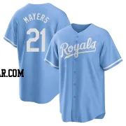 Mike Mayers Men's Kansas City Royals Light Blue Replica 2022 Alternate Jersey