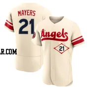 Mike Mayers Men's Los Angeles Angels Cream Authentic 2022 City Connect Jersey