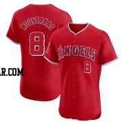 Mike Moustakas Men's Los Angeles Angels Red Elite Alternate Jersey