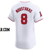 Mike Moustakas Men's Los Angeles Angels White Elite Home Jersey