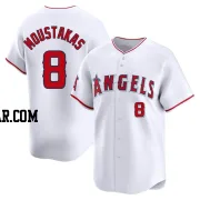 Mike Moustakas Men's Los Angeles Angels White Limited Home Jersey