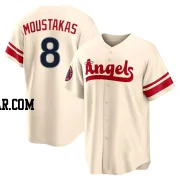 Mike Moustakas Youth Los Angeles Angels Cream Replica 2022 City Connect Jersey