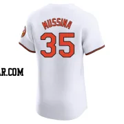 Mike Mussina Men's Baltimore Orioles White Elite Home Jersey