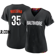 Mike Mussina Women's Baltimore Orioles Black Authentic 2023 City Connect Jersey