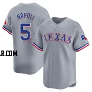 Mike Napoli Men's Texas Rangers Gray Limited Away Jersey