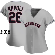 Mike Napoli Women's Cleveland Guardians Gray Authentic Road Jersey