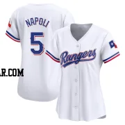 Mike Napoli Women's Texas Rangers White Limited Home Jersey