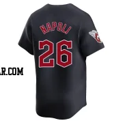 Mike Napoli Youth Cleveland Guardians Navy Limited Alternate Jersey