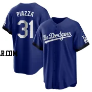 Mike Piazza Youth Los Angeles Dodgers Royal Replica 2021 City Connect Jersey